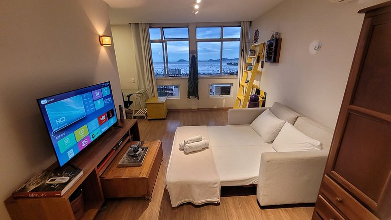 Apartamento Pão de Açúcar c/ Vista Mar + Lava&Seca