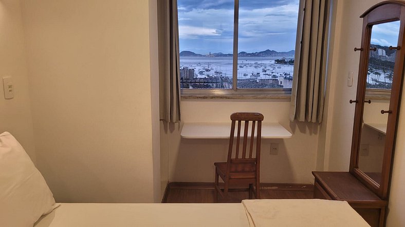 Apartamento Pão de Açúcar c/ Vista Mar + Lava&Seca