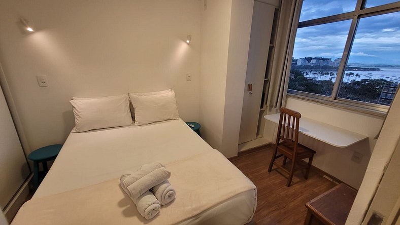 Apartamento Pão de Açúcar c/ Vista Mar + Lava&Seca