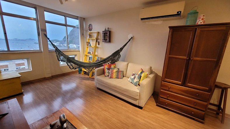 Apartamento Pão de Açúcar c/ Vista Mar + Lava&Seca