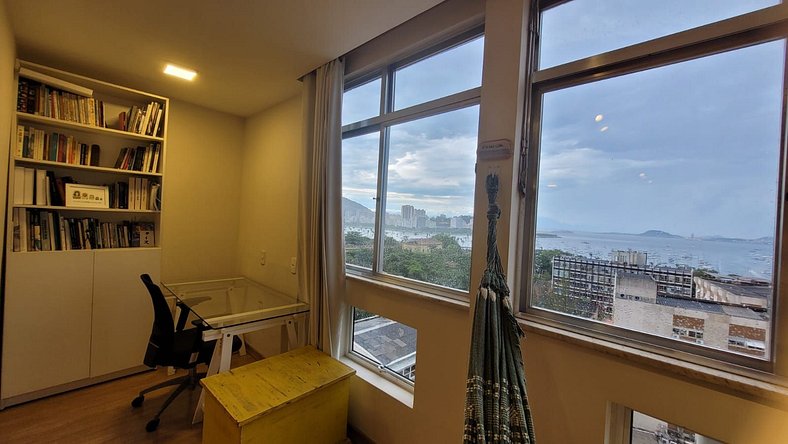 Apartamento Pão de Açúcar c/ Vista Mar + Lava&Seca