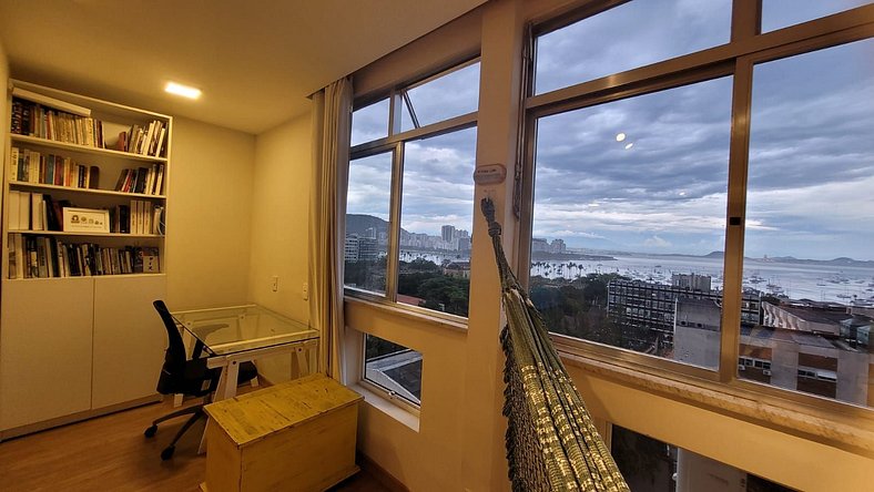 Apartamento Pão de Açúcar c/ Vista Mar + Lava&Seca