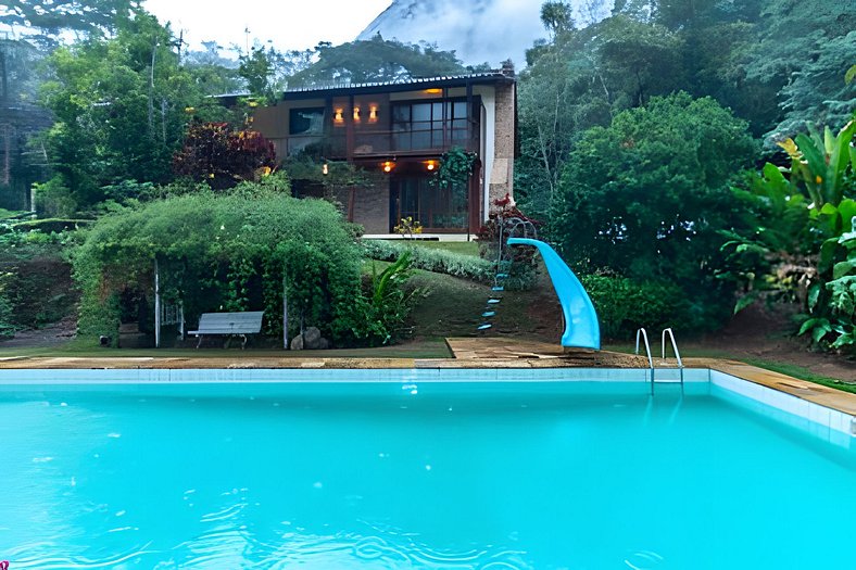 Casa em Secretário com Piscina Campo Sauna+3Suites