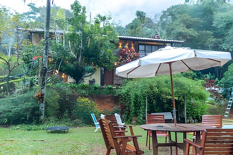 Casa em Secretário com Piscina Campo Sauna+3Suites