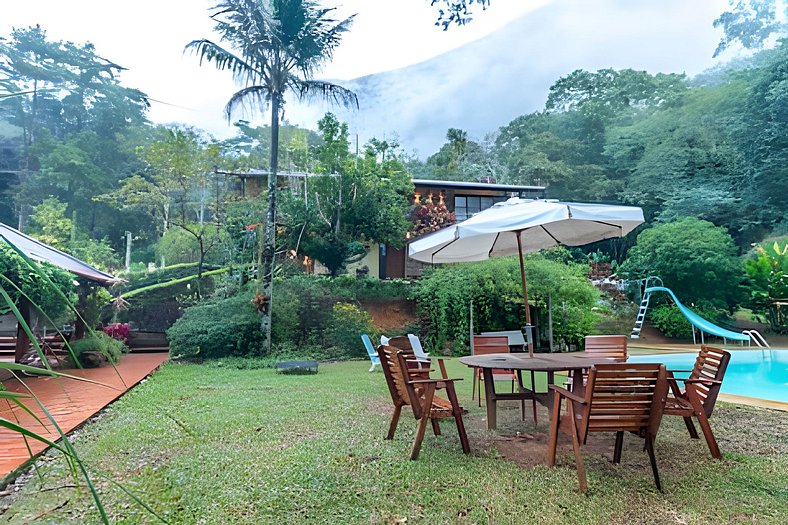 Casa em Secretário com Piscina Campo Sauna+3Suites