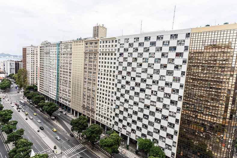 Studio Confort no Centro com Vista para o Cristo